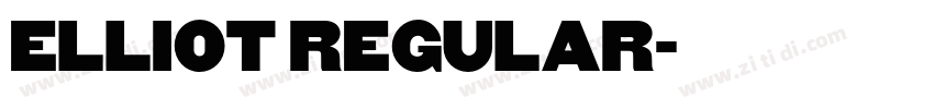 Elliot Regular字体转换
